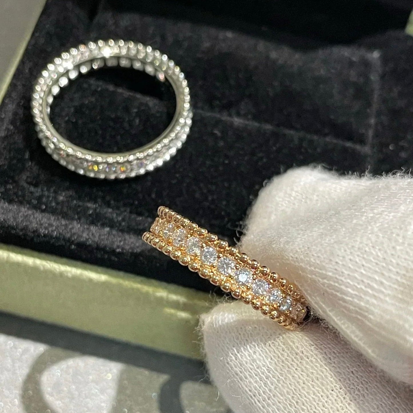 [Everoly JW]PERLEE DIAMOND ROSE GOLD RING