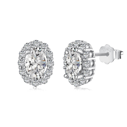 [Everoly JW]Delicate Unique Oval Cut Daily Earrings