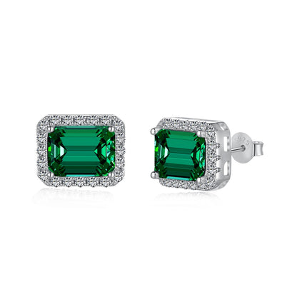 [Everoly JW]Luxurious Dainty Emerald Cut Banquet Earrings