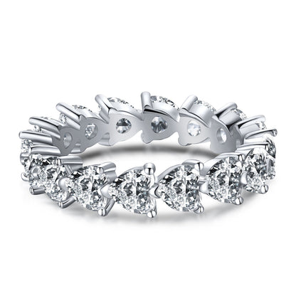 [Everoly JW]0.25 Carat Radiant Romance Heart Cut Lover Ring