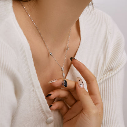 [Everoly JW]Dazzling Pear Cut Necklace