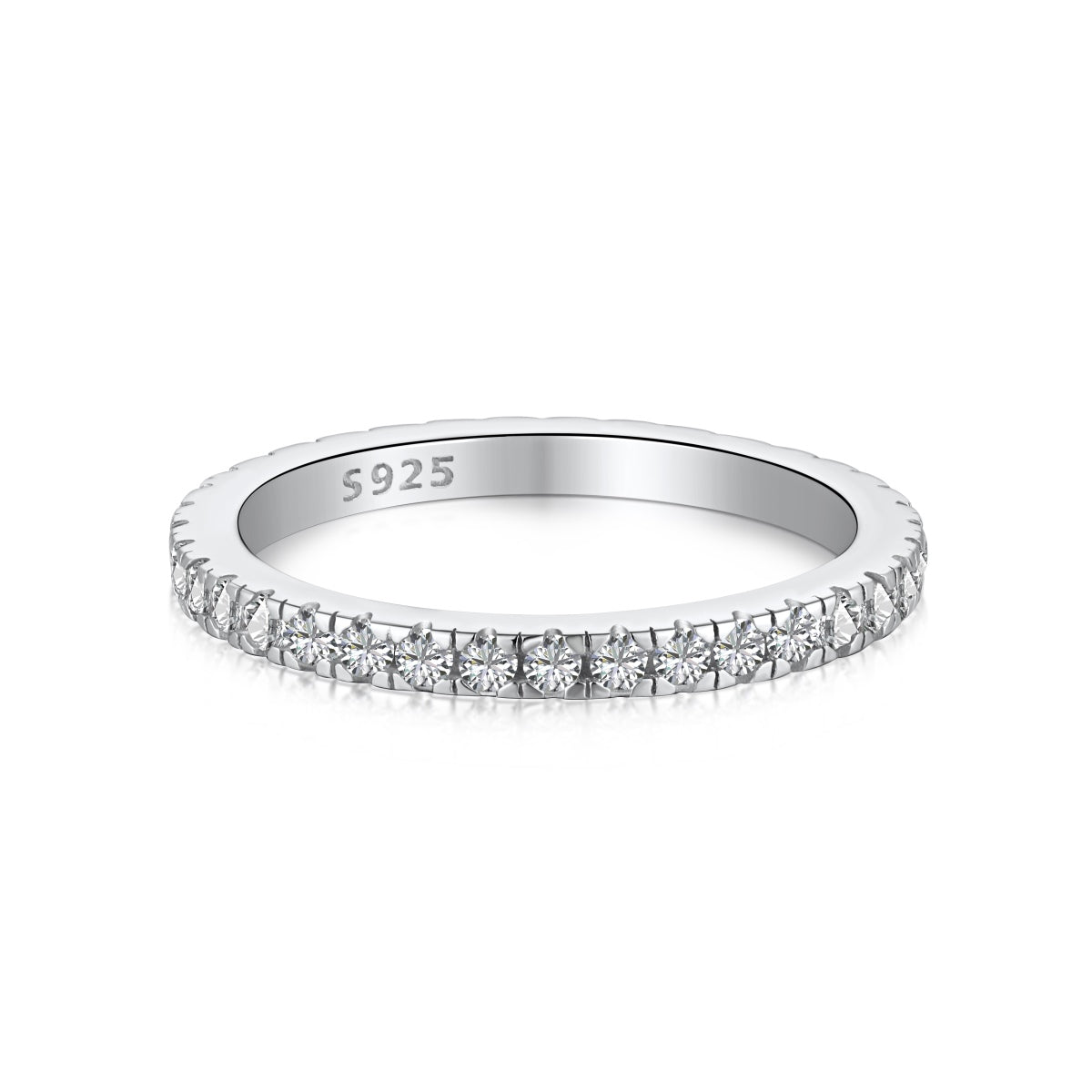 [Everoly JW]Delicate Sparkling Round Cut Daily Ring