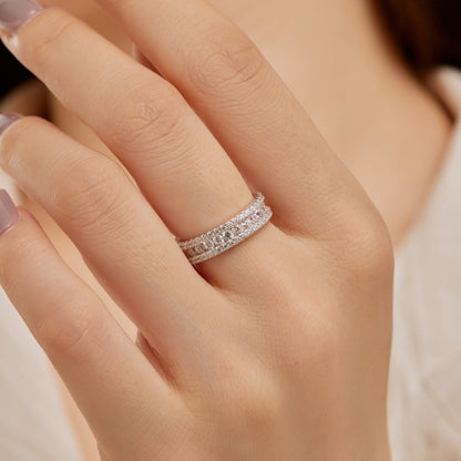 [Everoly JW]Delicate Colorful Round Cut Daily Ring