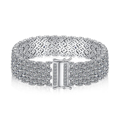 [Everoly JW]Ornate Elegant Round Cut Party Bracelet
