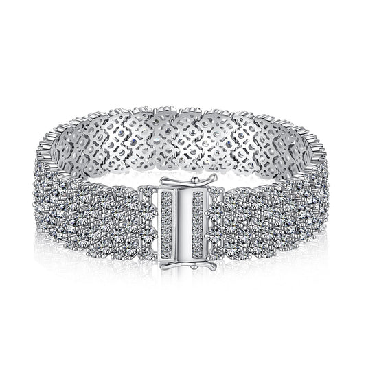 [Everoly JW]Ornate Elegant Round Cut Party Bracelet