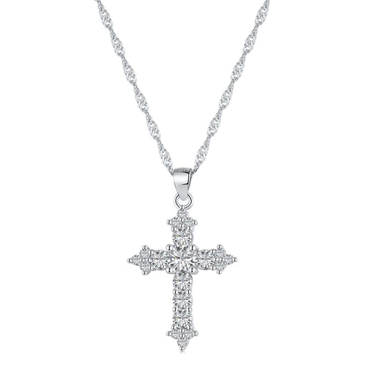 [Everoly JW]Delicate Cross Shape Necklace