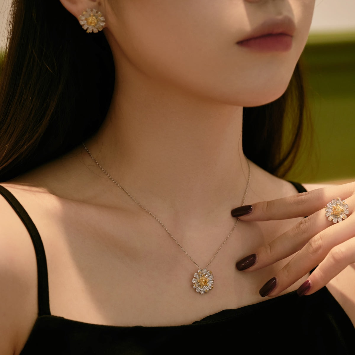 [Everoly JW]Exquisite Daisy Necklace