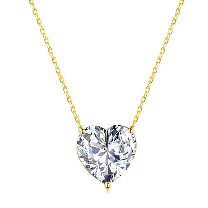 [Everoly JW]6.0 carat Radiant Heart Shape Necklace