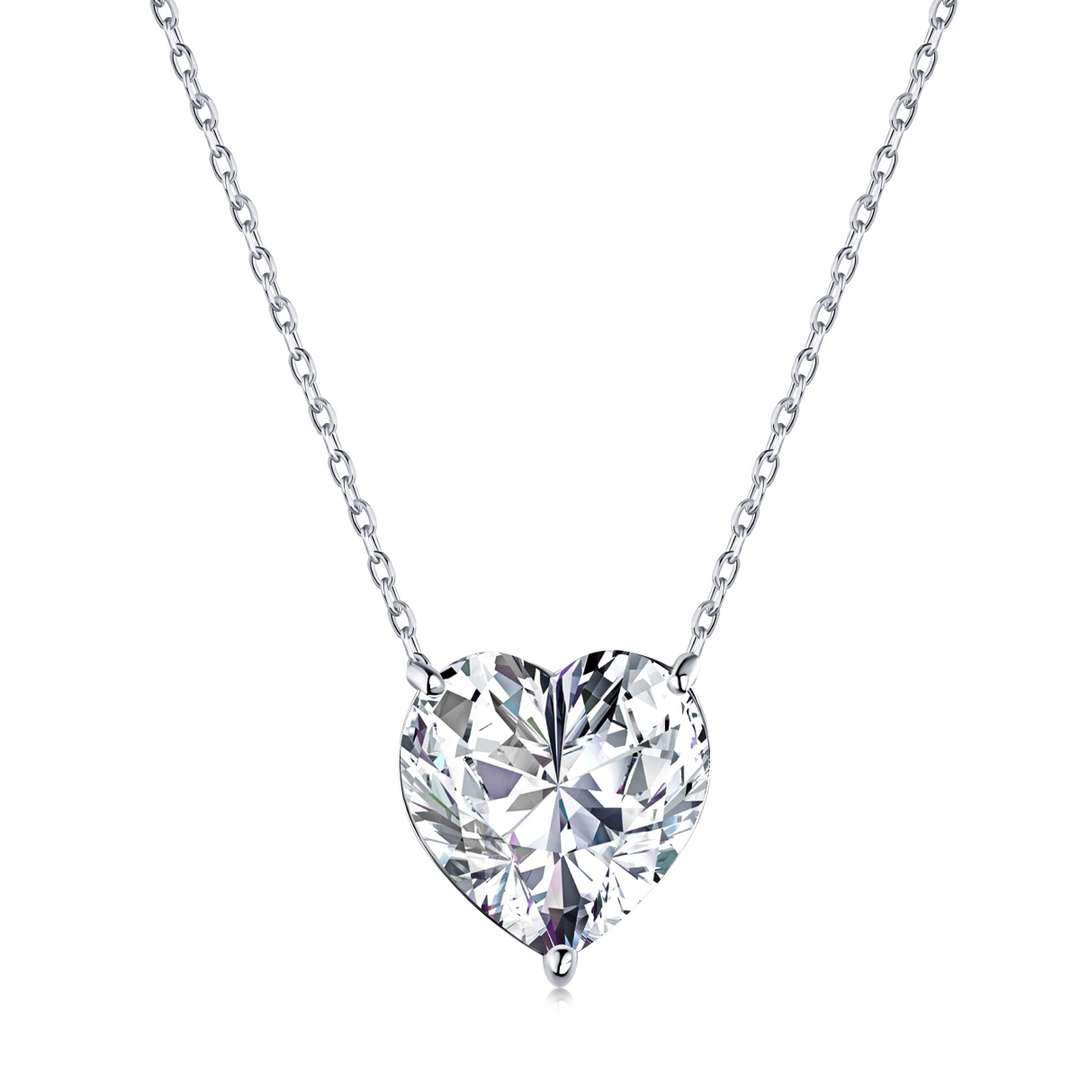 [Everoly JW]6.0 carat Radiant Heart Shape Necklace