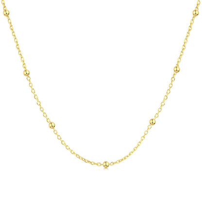 [Everoly JW]Small Bead Clavicle Chain Simple Necklace