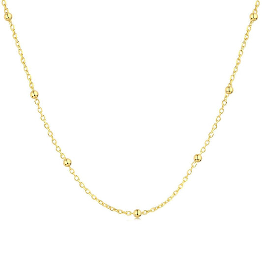 [Everoly JW]Small Bead Clavicle Chain Simple Necklace