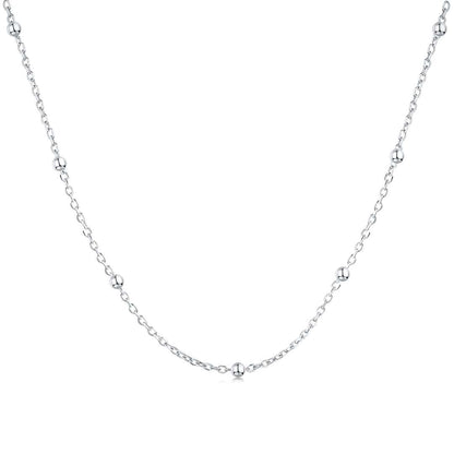 [Everoly JW]Small Bead Clavicle Chain Simple Necklace