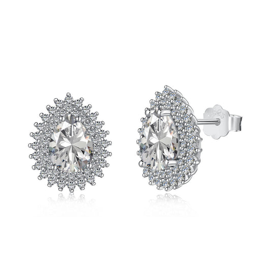 [Everoly JW]Delicate Gorgeous Pear Cut Daily Earrings