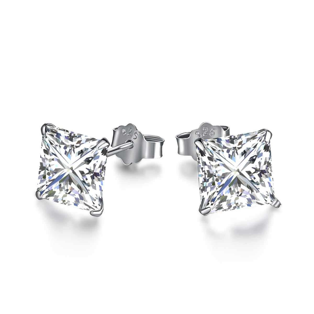 [Everoly JW]Ornate Square Shape Earrings