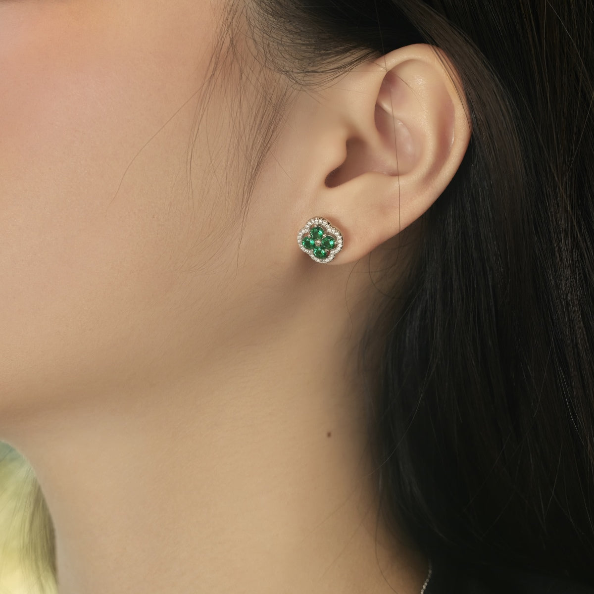 [Everoly JW]Four-Leaf Clover Exquisite Earrings
