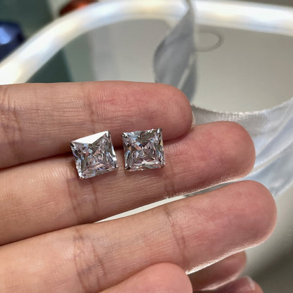 [Everoly JW]Ornate Square Shape Earrings