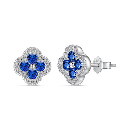 [Everoly JW]Four-Leaf Clover Flower Shaped Earrings