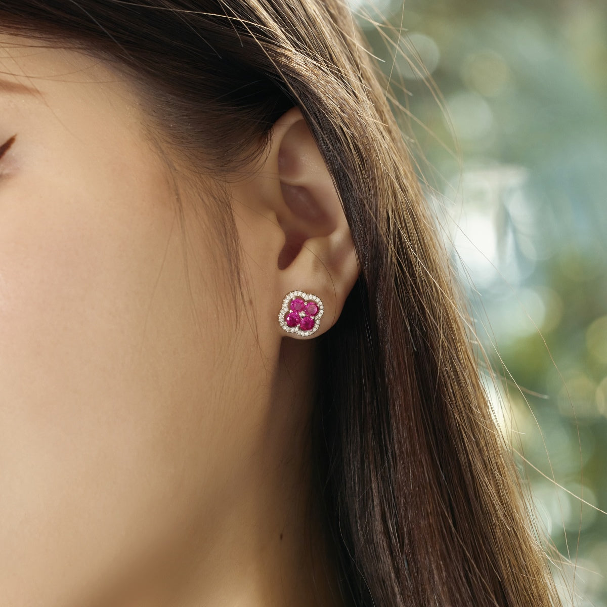 [Everoly JW]Four-Leaf Clover Exquisite Earrings