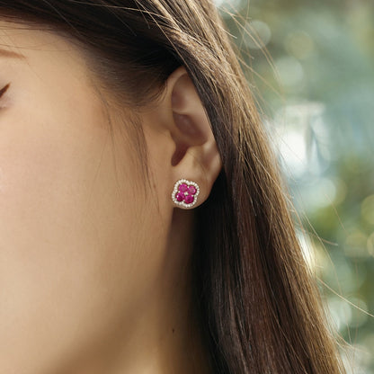 [Everoly JW]Four-Leaf Clover Exquisite Earrings