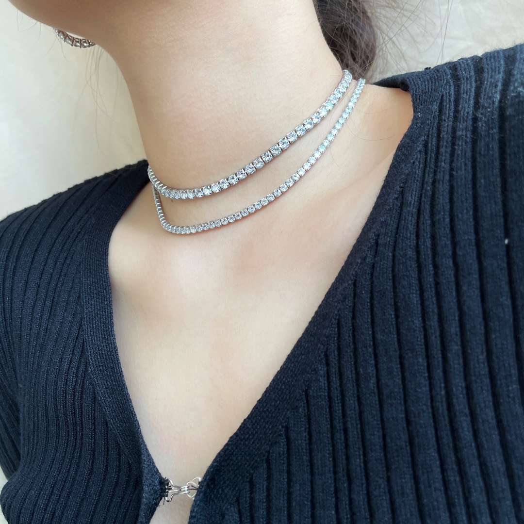 [Everoly JW]Elegant Tennis Chain Necklace