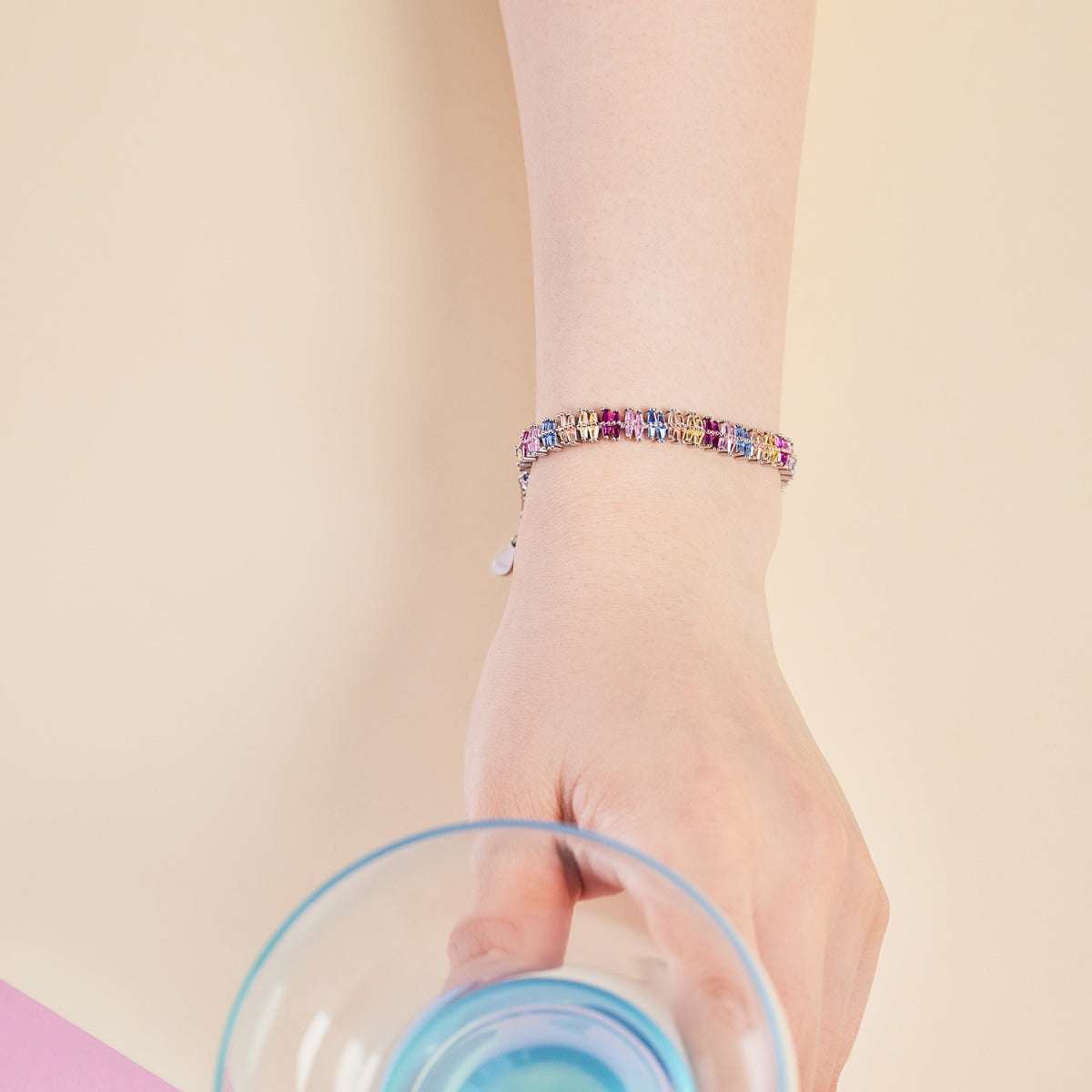 [Everoly JW]Sparkling Exquisite Multi Cut Party Bracelet