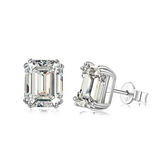 [Everoly JW]Dazzling Square Shape Earrings