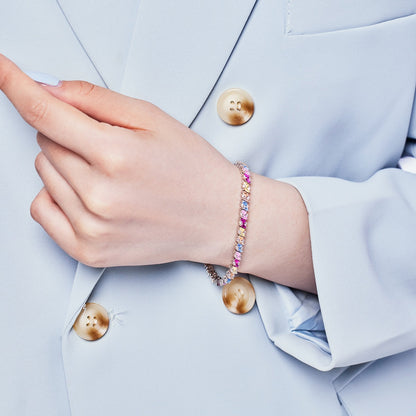 [Everoly JW]Ornate Sparkling Multi Cut Party Bracelet