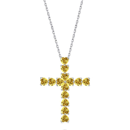 [Everoly JW]Radiant Cross Shape Necklace