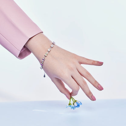 [Everoly JW]Dainty Charming Emerald Cut Daily Bracelet