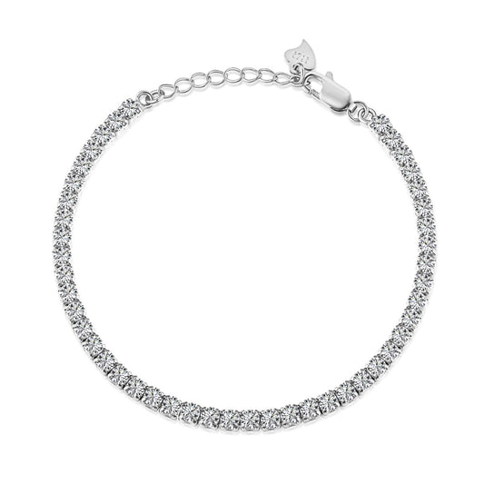 [Everoly JW]Sparkling Round Cut Daily Bracelet