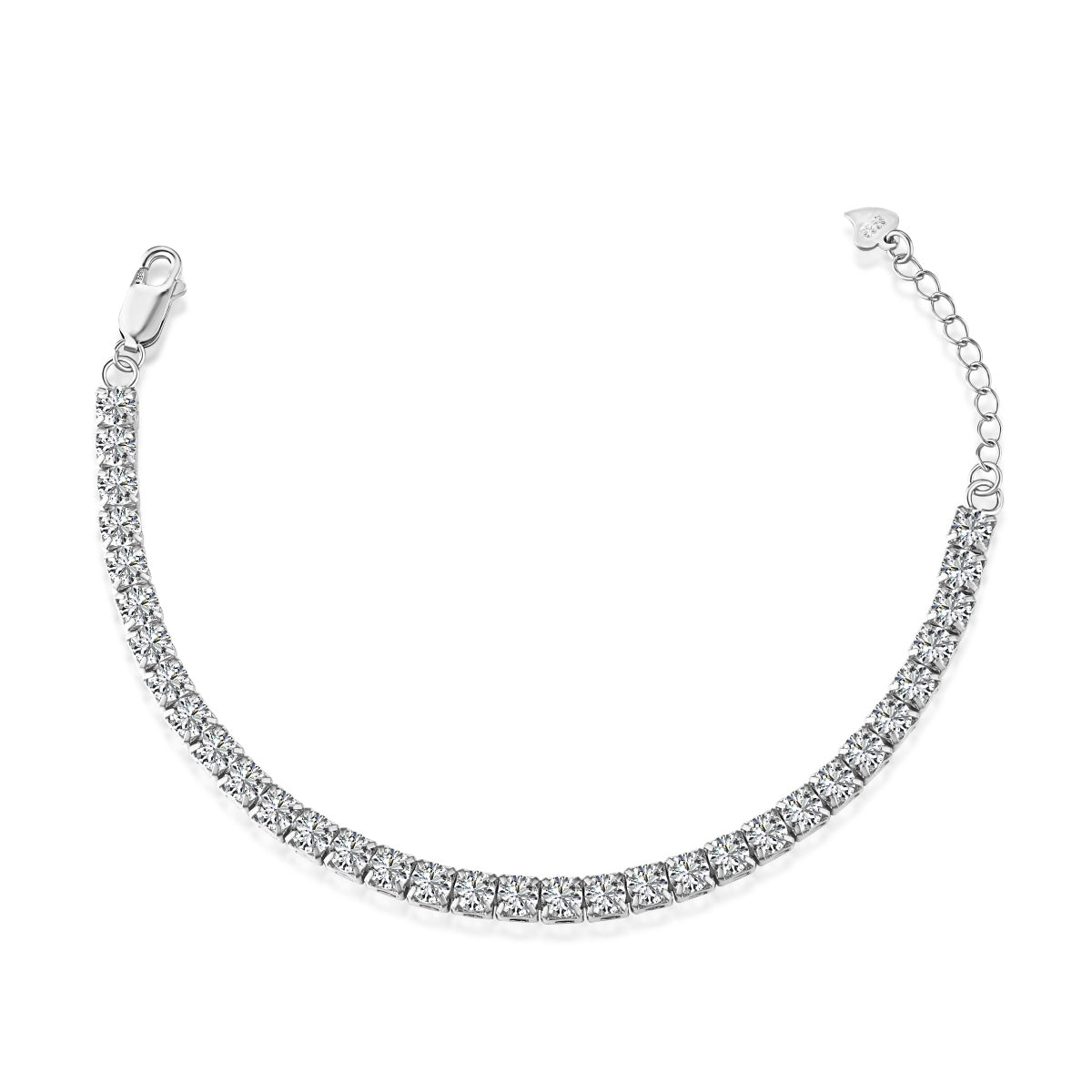 [Everoly JW]Sparkling Radiant Princess Cut Tennis Bracelet