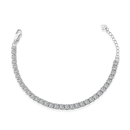 [Everoly JW]Sparkling Radiant Princess Cut Tennis Bracelet