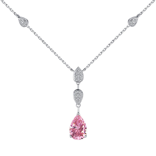 [Everoly JW]Dazzling Pear Cut Necklace