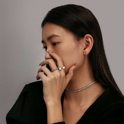 [Everoly JW]Elegant Tennis Chain Necklace