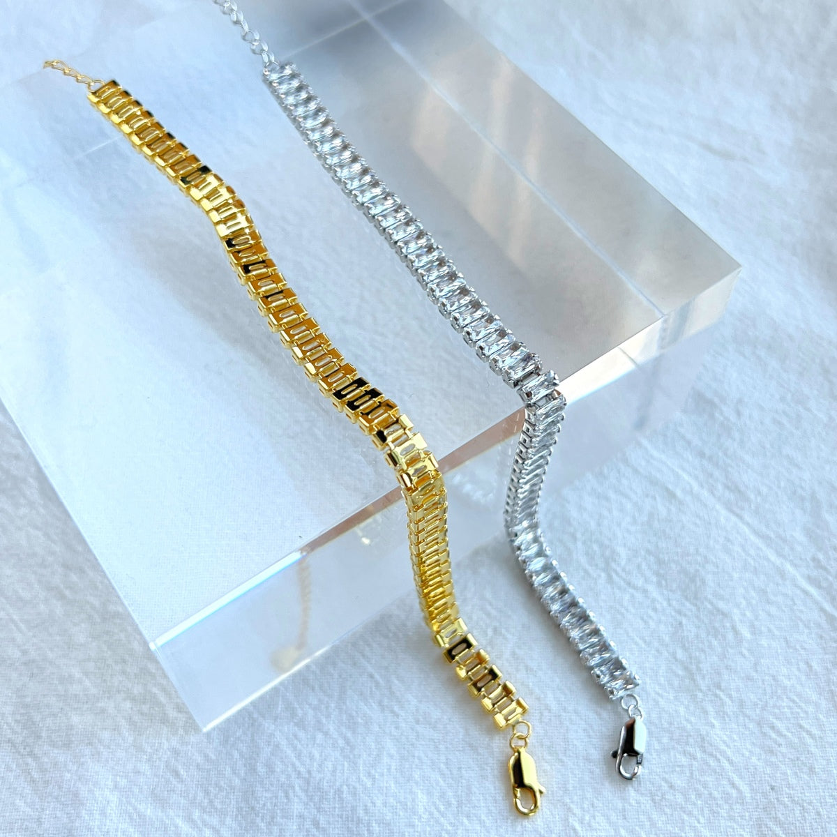 [Everoly JW]Exquisite Emerald Cut Daily Bracelet