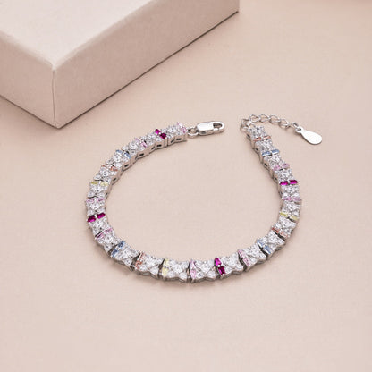 [Everoly JW]Unique Colorful Flower Shape Daily Bracelet