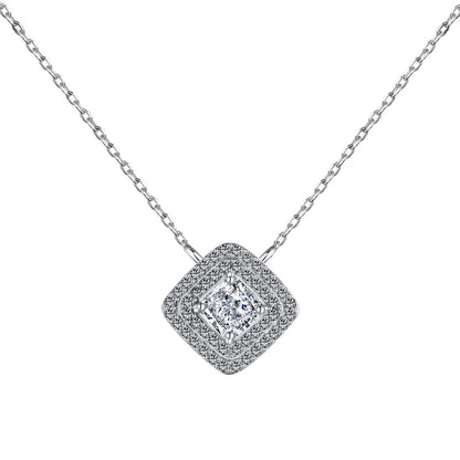 [Everoly JW]Sparkling Asscher Cut Necklace