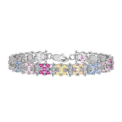 [Everoly JW]Delicate Colorful Multi Cut Party Bracelet