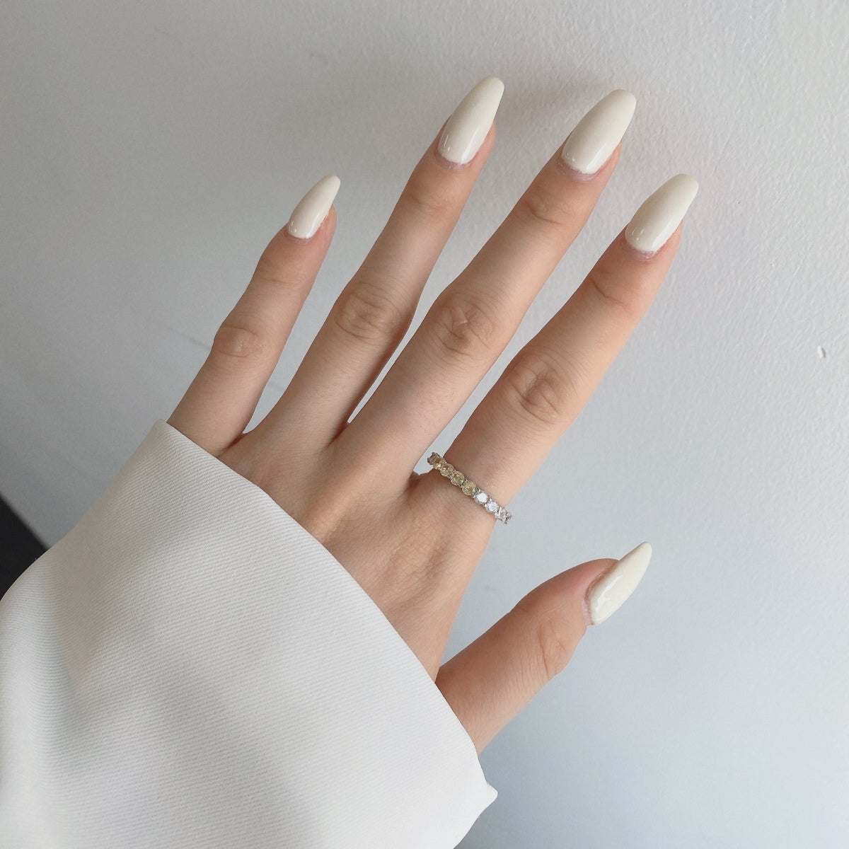 [Everoly JW]Sparkling Round Cut Tennis Ring