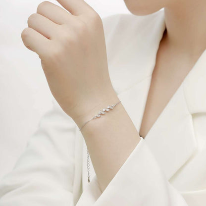 [Everoly JW]Elegant Wheat Leaves Shape Bracelet