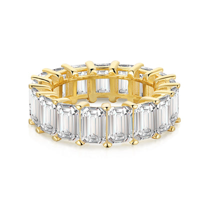 [Everoly JW]0.75 Carat Elegant Emerald Cut Tennis Ring