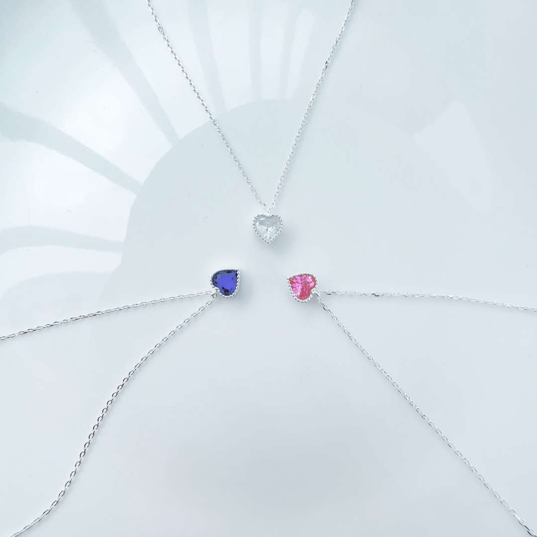 [Everoly JW]Ornate Heart Shape Necklace