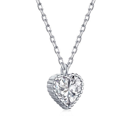 [Everoly JW]Ornate Heart Shape Necklace