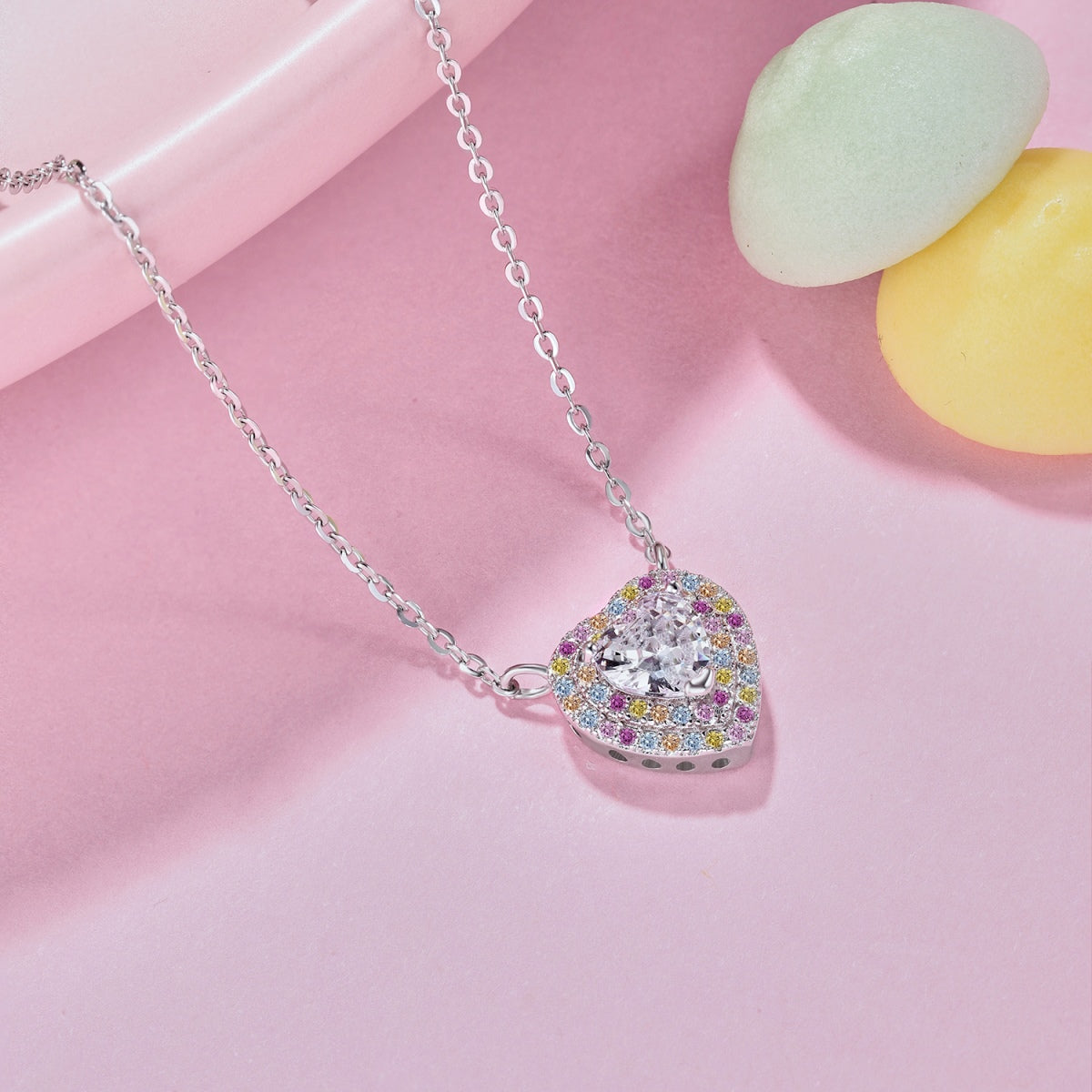 [Everoly JW]Exquisite Heart Shape Necklace