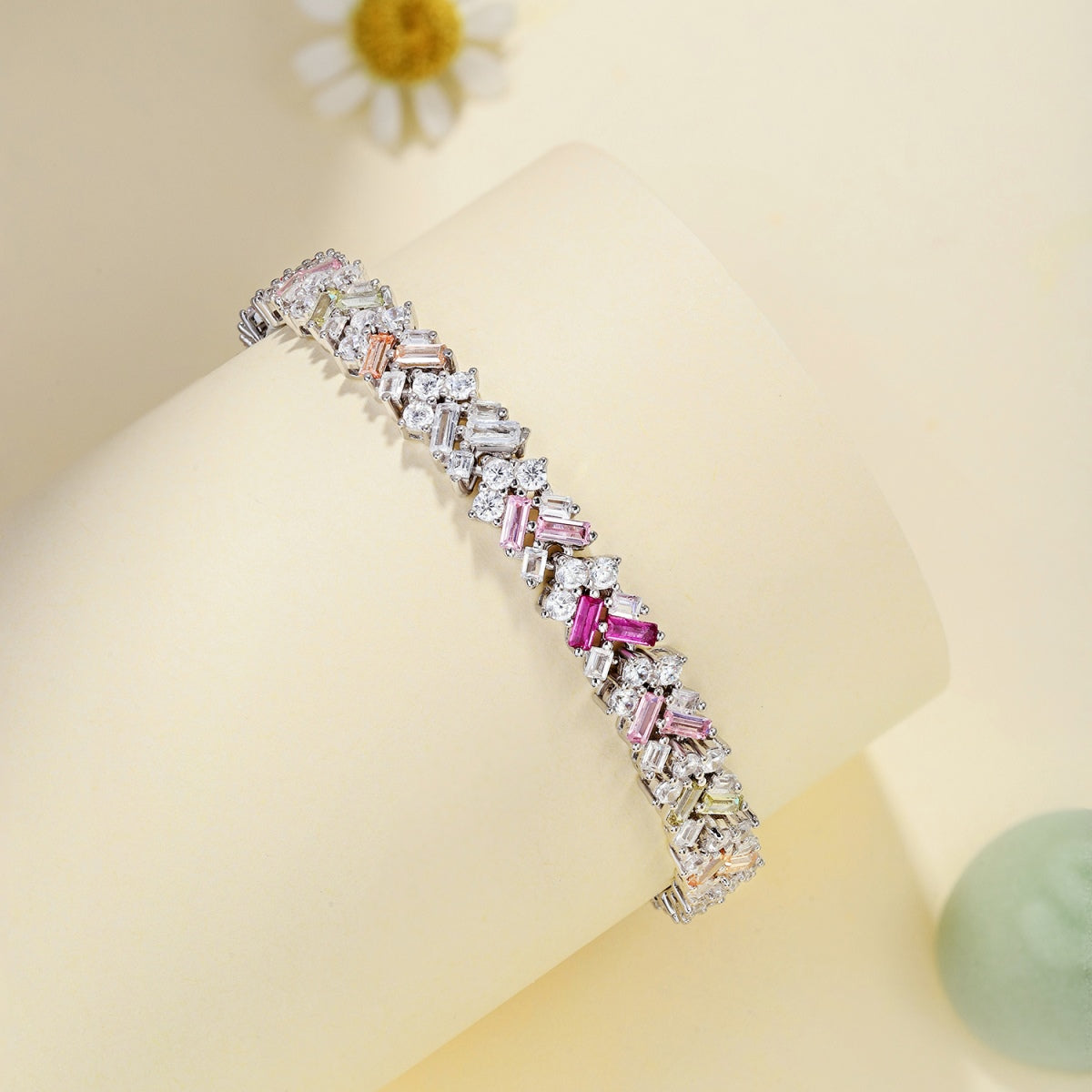 [Everoly JW]Dazzling Unique Multi Shape Daily Bracelet