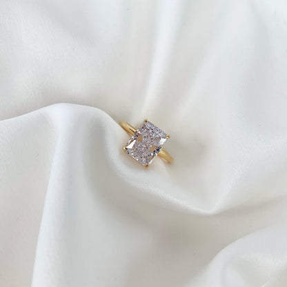 [Everoly JW]4.0 Carat Ornate Enchanting Radiand Cut Banquet Ring