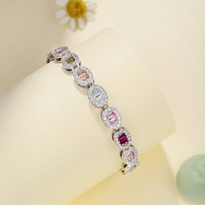 [Everoly JW]Exquisite Ornate Emerald Cut Daily Bracelet