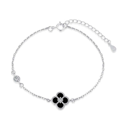 [Everoly JW]Delicate Four Leaf Clover Bracelet