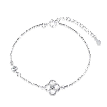 [Everoly JW]Delicate Four Leaf Clover Bracelet