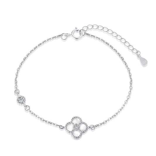 [Everoly JW]Delicate Four Leaf Clover Bracelet
